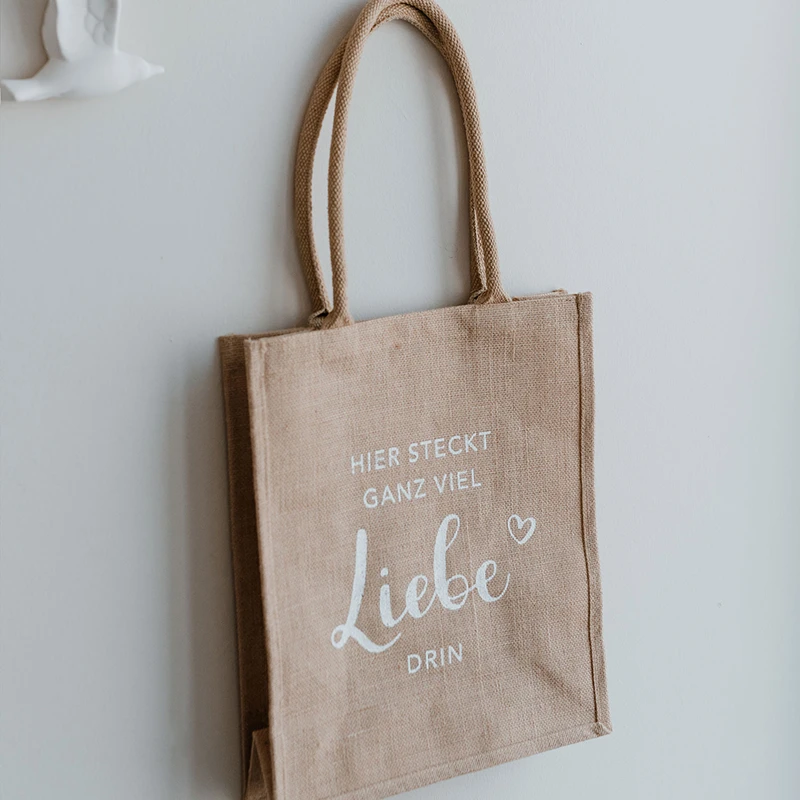 Jute-Tasche „Liebe“ 7 Jute-Tasche „Liebe“ – Bild 5