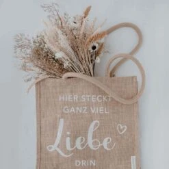 Jute-Tasche „Liebe“
