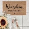 Fußmatte „Wie Schön, Dass Du Da Bist“ (Kokos) -Kinderspielzeug Teppich WieSchoen3