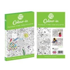 Ausmal-Poster / -Tischdecke „Puzzlezeit“ Von Eggnogg -Kinderspielzeug TischdeckePuzzle2