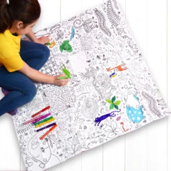 Ausmal-Poster / -Tischdecke „Puzzlezeit“ Von Eggnogg -Kinderspielzeug TischdeckePuzzle3