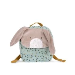 Moulin Roty Rucksack „Kaninchen“ (grün) Aus Der „Trois Petits Lapins“-Kollektion
