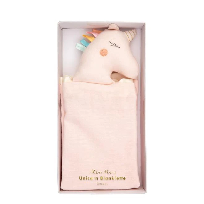 Einhorn-Schmusetuch Von Meri Meri 4 Einhorn-Schmusetuch Von Meri Meri – Bild 2