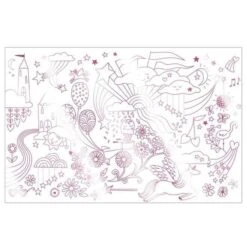 Meri-Meri Ausmalposter „Einhörner“ Von Meri Meri -Kinderspielzeug UnicornColouringPosters4