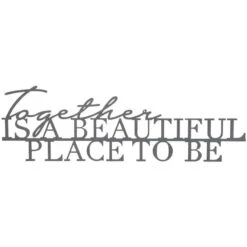 Wandpoesie „Together Is A Beautiful Place“