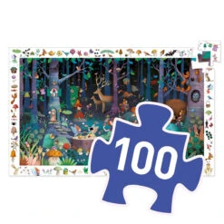Djeco Wimmelpuzzle „Der Verwunschene Wald“ (100 Teile) -Kinderspielzeug WimmelpuzzleWald5
