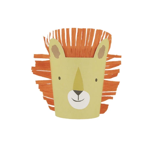 Meri-Meri „Tier-Parade“ Charakter Pappbecher Von Meri Meri 5 Meri-Meri „Tier-Parade“ Charakter Pappbecher Von Meri Meri – Bild 3