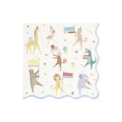 Meri-Meri Servietten „Tier-Parade“ Von Meri Meri 11 Meri-Meri Servietten „Tier-Parade“ Von Meri Meri -Kinderspielzeug animal parade large napkins4