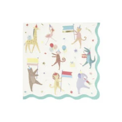 Meri-Meri Servietten „Tier-Parade“ Von Meri Meri 13 Meri-Meri Servietten „Tier-Parade“ Von Meri Meri -Kinderspielzeug animal parade large napkins6