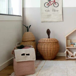 Korb-Haus „Vintage Nude“ 10 Korb-Haus „Vintage Nude“ -Kinderspielzeug basket house vintage nude lorenacanals 11