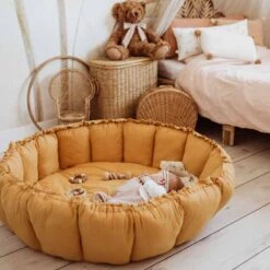 3 In 1 Spielmatte „Bloom“ (Mustard) 14 3 In 1 Spielmatte „Bloom“ (Mustard) -Kinderspielzeug bloom mustard organic6