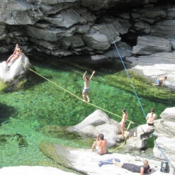 Gibbon Slackline „Classicline“ (TreeWear Set) -Kinderspielzeug classicline set gibbon10