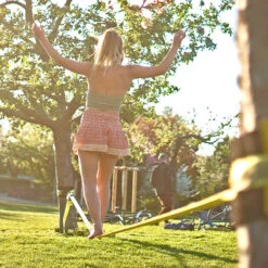 Gibbon Slackline „Classicline“ (TreeWear Set) -Kinderspielzeug classicline set gibbon17