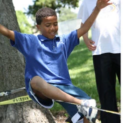 Gibbon Slackline „Classicline“ (TreeWear Set) -Kinderspielzeug classicline set gibbon9