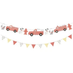 Meri-Meri Feuerwehr-Girlande Von Meri Meri -Kinderspielzeug fire truck garland3