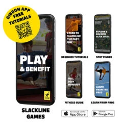 Gibbon Slackline „Funline“ (TreeWear Set) 21 Gibbon Slackline „Funline“ (TreeWear Set) -Kinderspielzeug funline slackline gibbon4