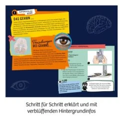 Experimentier Kasten „Brain Tricks“ -Kinderspielzeug kosmos brain tricks06