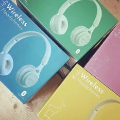 Kabelloses Headset (blau) 16 Kabelloses Headset (blau) -Kinderspielzeug lalarma headphones6 3