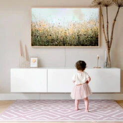 Spielmatte „Moderne Blöcke“ Von Eeveve (Altrosa) -Kinderspielzeug modern blocks altes rosa4