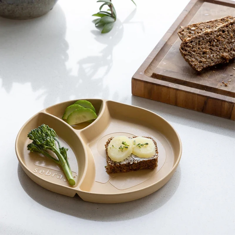 Sebra Kinder-Teller Mit 3 Fächern „MUMS“ (wheat Yellow) 3 Sebra Kinder-Teller Mit 3 Fächern „MUMS“ (wheat Yellow)