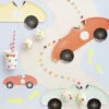 Meri-Meri Rennauto-Servietten Von Meri Meri -Kinderspielzeug race car napkins2