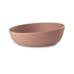 Große Silikon-Schüssel Von Eeveve -Kinderspielzeug schuessel gross puderrot1