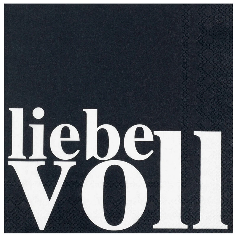 Servietten „Liebevoll“ 3 Servietten „Liebevoll“
