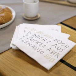 Cocktail-Servietten „Nicht Aus Zucker“