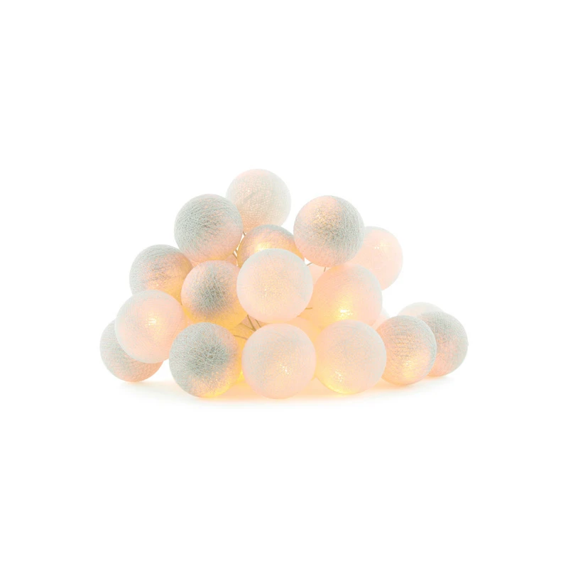 Funkelnde Lichterkette (silber / Weiß) 5 Funkelnde Lichterkette (silber / Weiß) – Bild 3