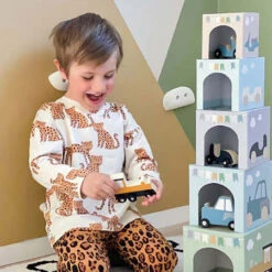 JaBaDaBaDo Stapelwürfel „Autos“