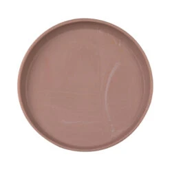 Silikon-Teller Von Eeveve -Kinderspielzeug teller marmor puderrot1