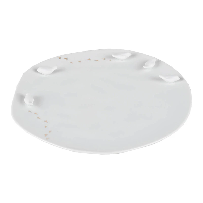 Dekorativer Teller „Vogelschwarm“ 3 Dekorativer Teller „Vogelschwarm“