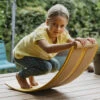 Das.Brett Balanceboard (naturgeölt Mit Kork) -Kinderspielzeug tictoys brett