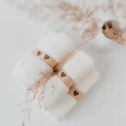 Waschlappen „Herz“ Aus Bambusviskose (6er-Set)