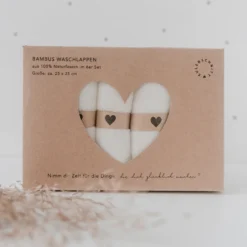 Waschlappen „Herz“ Aus Bambusviskose (6er-Set) -Kinderspielzeug waschlappen herz photocredits maggymelzer 4