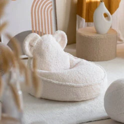 Bären-Sitzsack Aus Plüsch-Teddystoff -Kinderspielzeug wigiwama bear beanbag teddy14