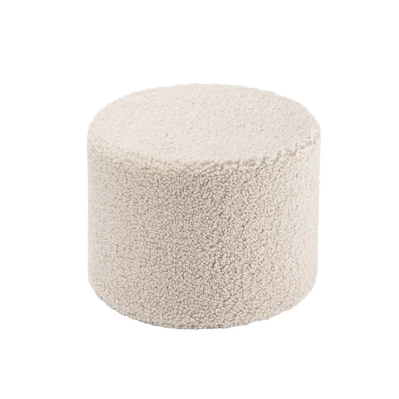 Hocker Aus Plüsch-Teddystoff 4 Hocker Aus Plüsch-Teddystoff – Bild 2