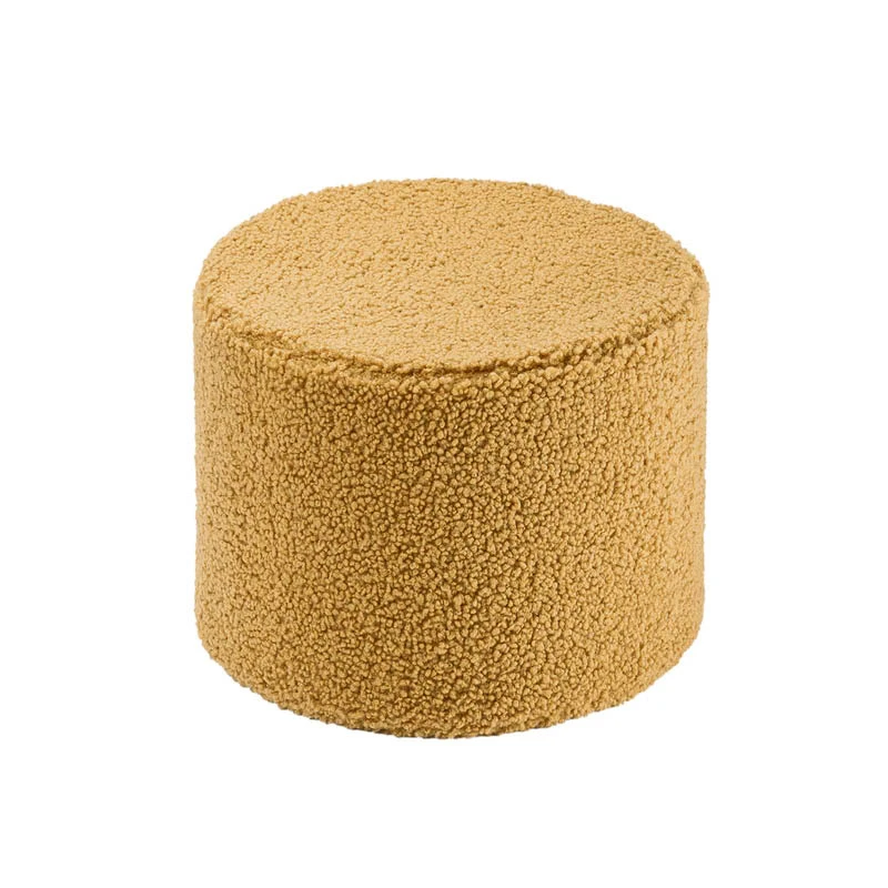 Hocker Aus Plüsch-Teddystoff 7 Hocker Aus Plüsch-Teddystoff – Bild 5
