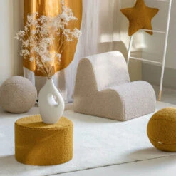 Hocker Aus Plüsch-Teddystoff 17 Hocker Aus Plüsch-Teddystoff -Kinderspielzeug wigiwama pouffe teddy5