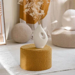 Hocker Aus Plüsch-Teddystoff 19 Hocker Aus Plüsch-Teddystoff -Kinderspielzeug wigiwama pouffe teddy7 1