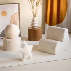 Hocker Aus Plüsch-Teddystoff 21 Hocker Aus Plüsch-Teddystoff -Kinderspielzeug wigiwama pouffe teddy9