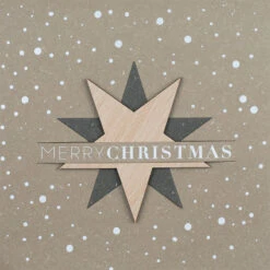 XL Steckkarte „Merry Christmas“