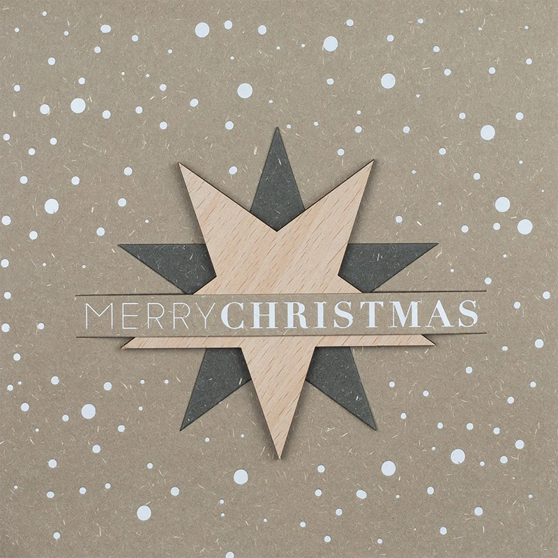 XL Steckkarte „Merry Christmas“ 3 XL Steckkarte „Merry Christmas“